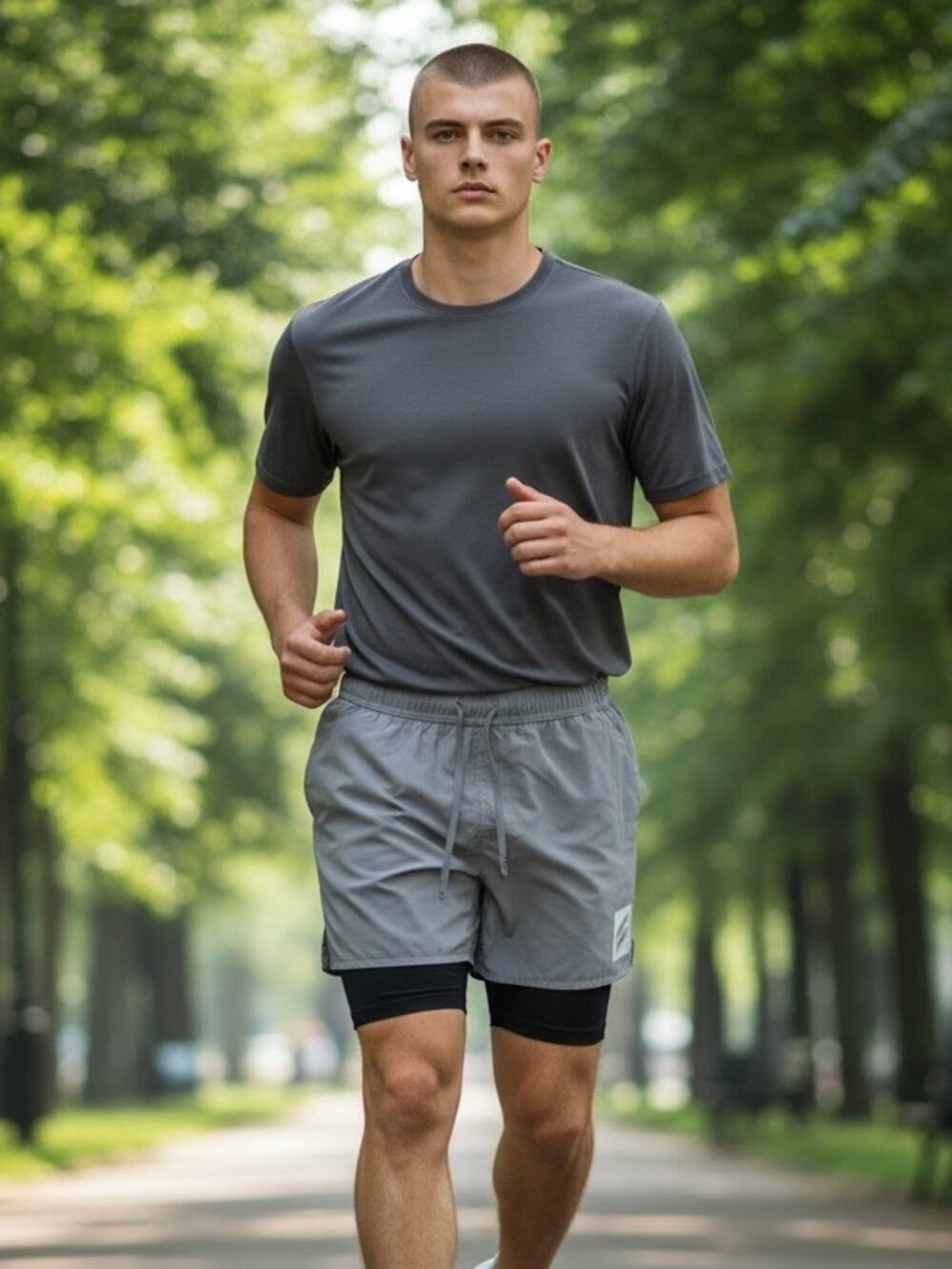 HURLEY Men’s Small Gray Hybrid Performance Shorts